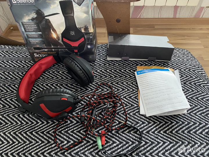 Наушники с микрофоном defender