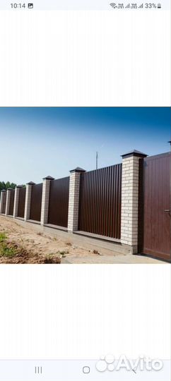 Установка заборов любой сложности