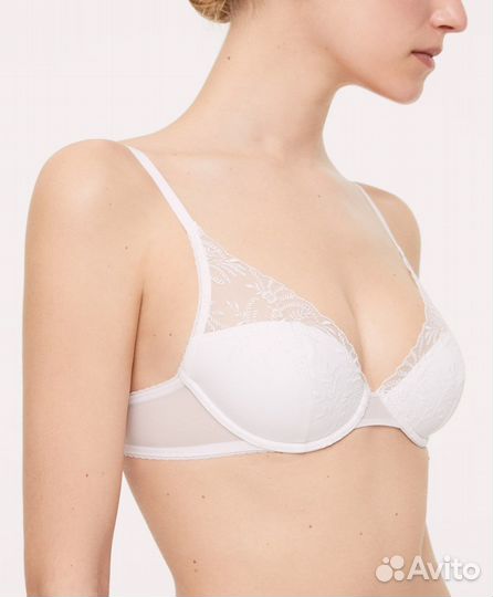 Oysho бюстгальтер с кружевом новый 70-75вс