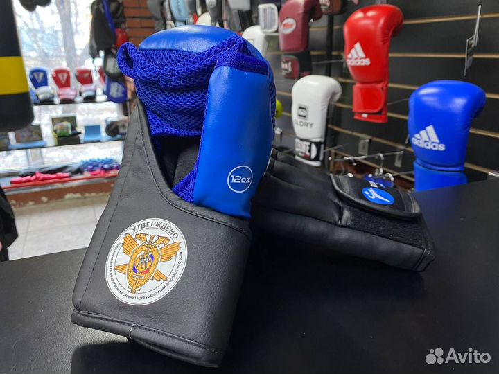 Перчатки rusco sport для рукопашного боя PRO Blue
