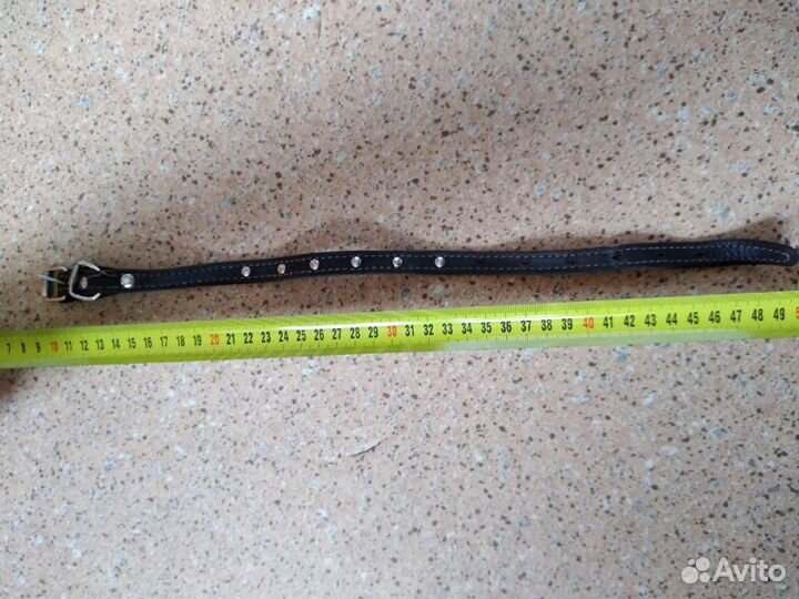 Кожаный ошейник для собак