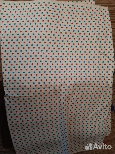 Отрезы ткани, фланель, шерсть