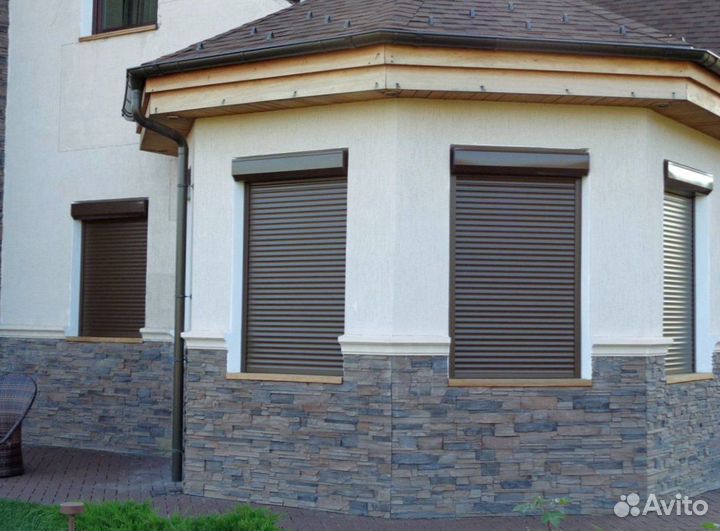 Рольставни на окна наружные