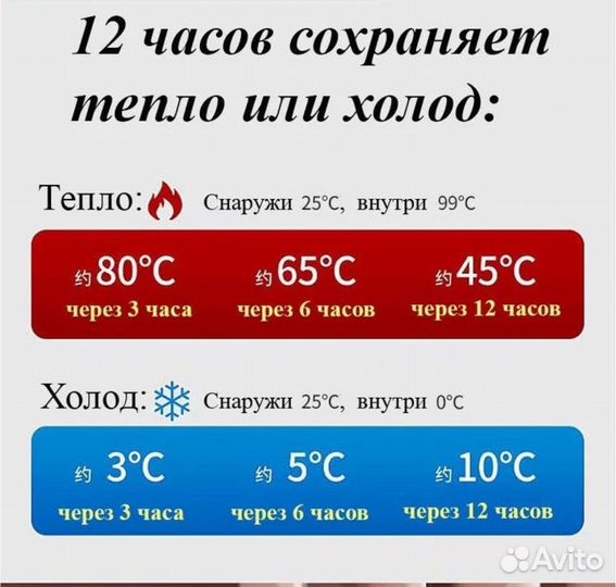 Термос для еды с контейнерами