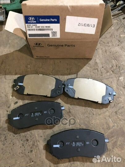 Колодки передние hyundai/KIA 58101-D4A20