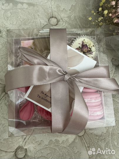 Мыло ручной работы подарочный набор 8 марта