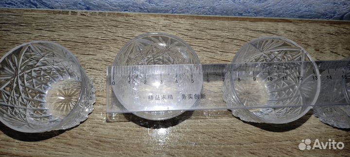 Рюмки хрустальные СССР. разные