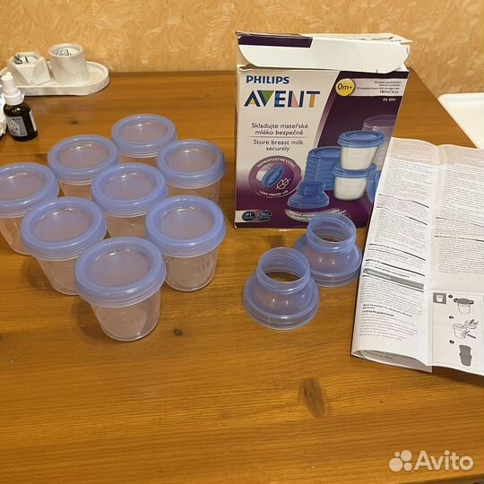 Avent новые контейнеры для грудного молока