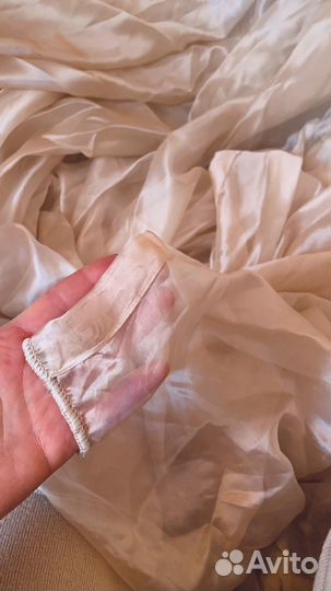 Штора цвет шампань