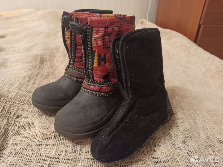 Сапоги непромокаемые утеплённые