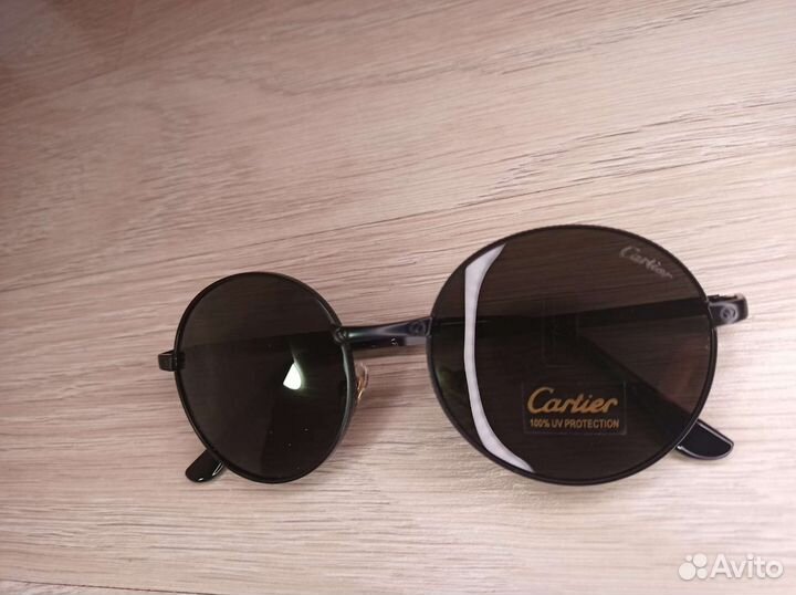 Очки солнцезащитные UV Cartier 8306 Чёрные новые