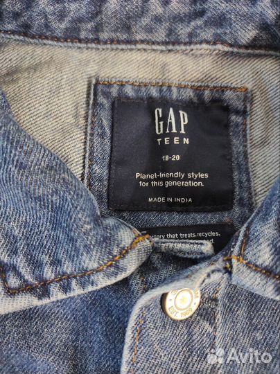 Рубашка джинсовая подростковая GAP