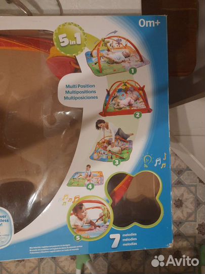 Развивающий коврик tiny love 