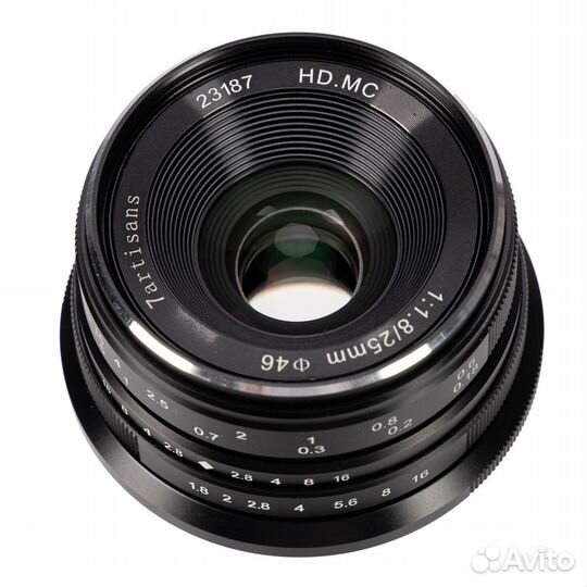 Объектив 7artisans 25mm F1.8 Fuji X, черный