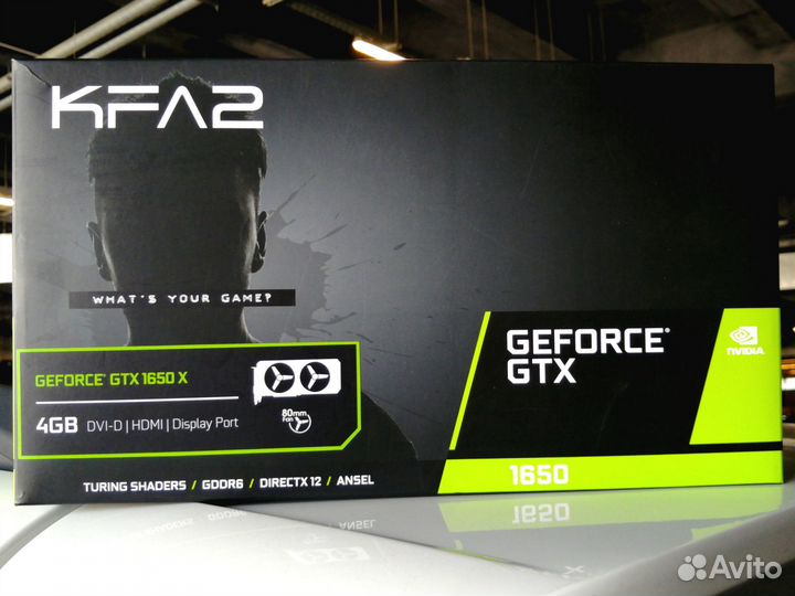 Gtx 1650 4gb gddr6 Kfa2/Гарантия Днс