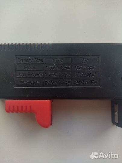 Тестер батареек. Вольтметр