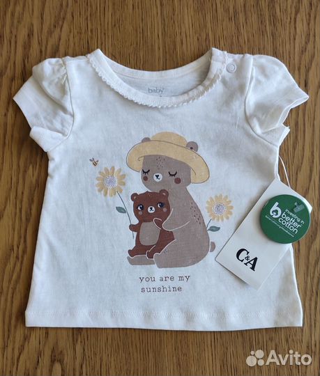 Футболки для девочки 62
