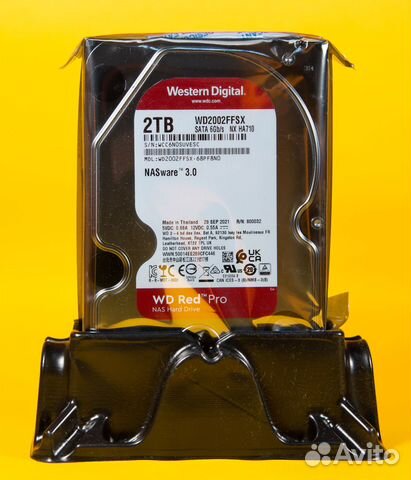 Жесткий диск WD Red Pro NAS 2TB WD2002ffsx