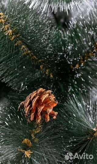 Ель искуственная с шишками 120 см
