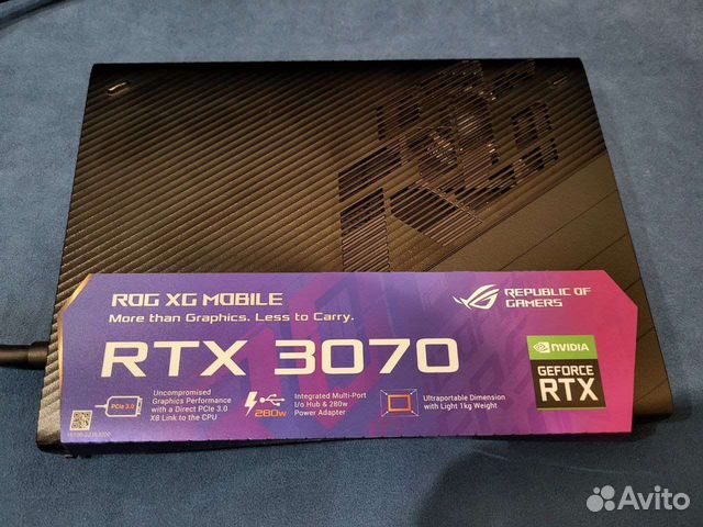 Asus Rog XG Mobile GC31R с RTX 3070 купить в Москве | Электроника | Авито