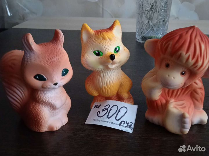 Резиновые игрушки СССР