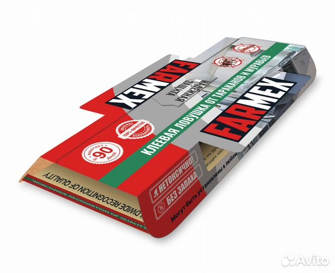 Клеевая ловушка от тараканов farmex