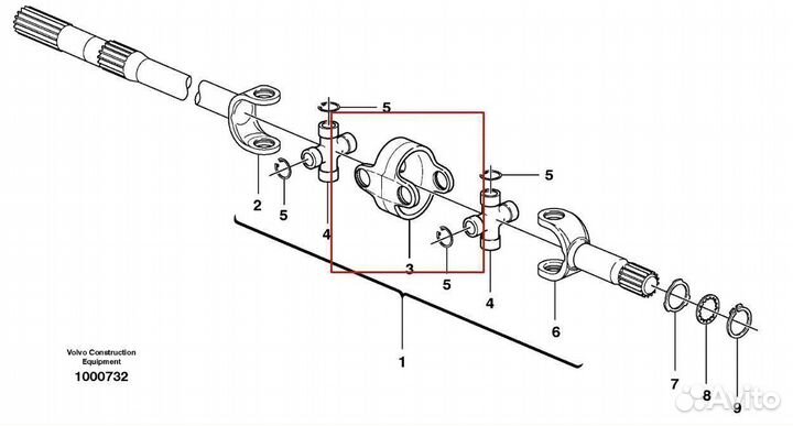421885 Фланец муфта соединительная полуоси