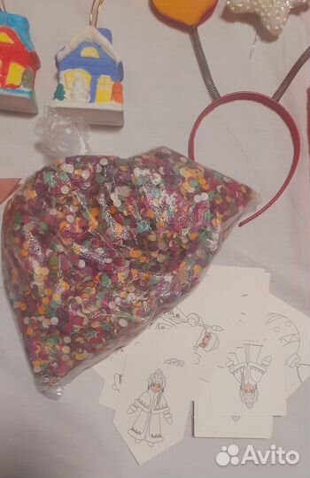 Новогодние игрушки пакетом