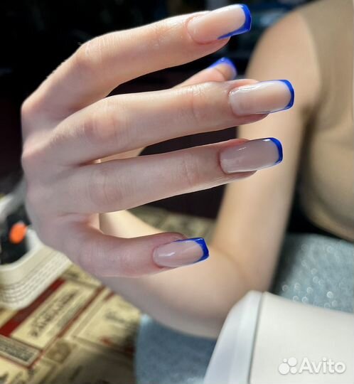 Маникюр (покрытие гель-лак) и наращивание
