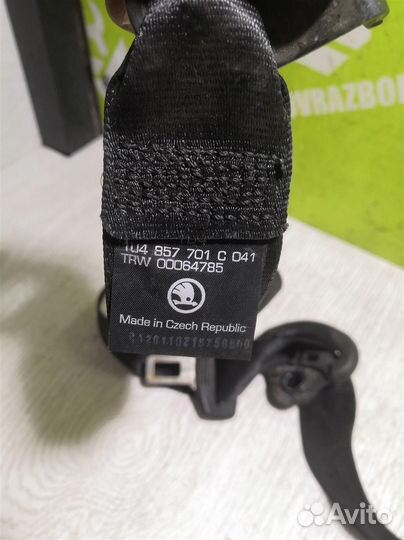 Ремень безопасности с пиропатроном Шкода Октавия