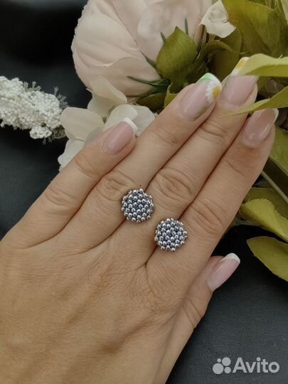 Серьги из бисера