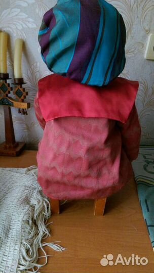 Кукла клоун антикварный