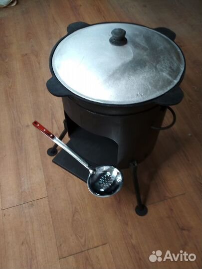 Казан и учаг на 12 литров (толщина печи 3 мм)