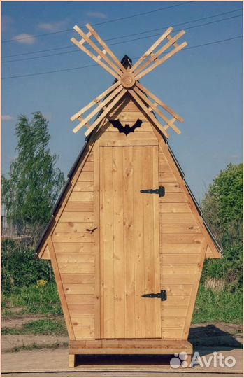 Дачный туалет с кошкой NVS