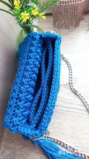 Сумка-клатч вязаная ручной работы 