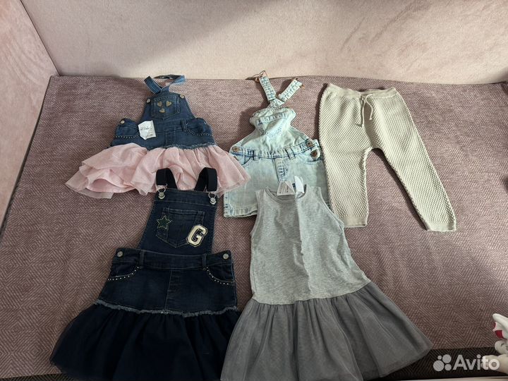 Одежда для девочки 86-92 пакетом