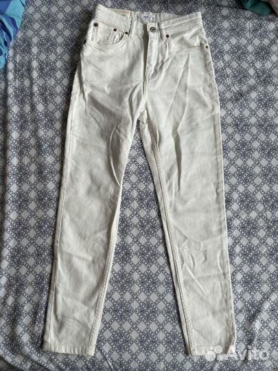 Женские белые джинсы mango mom, 32
