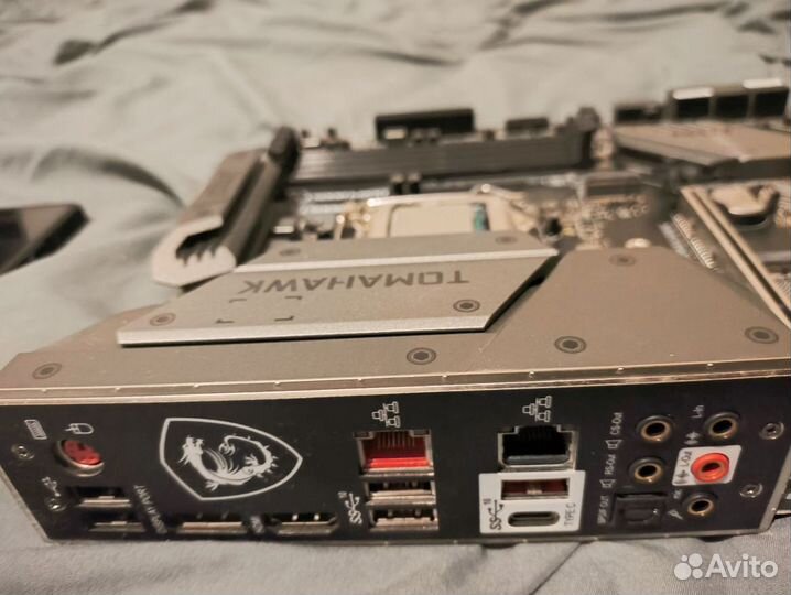 Материнская плата с процессором