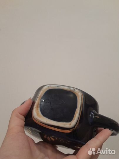 Заварочный чайник кобальт Гжель