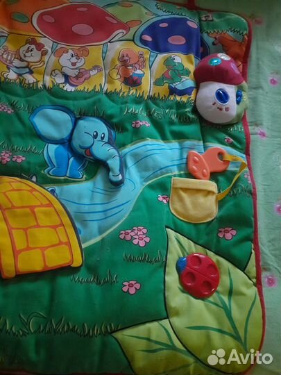 Игровой коврик Chicco Лесная поляна 2 в 1 с 3 мес