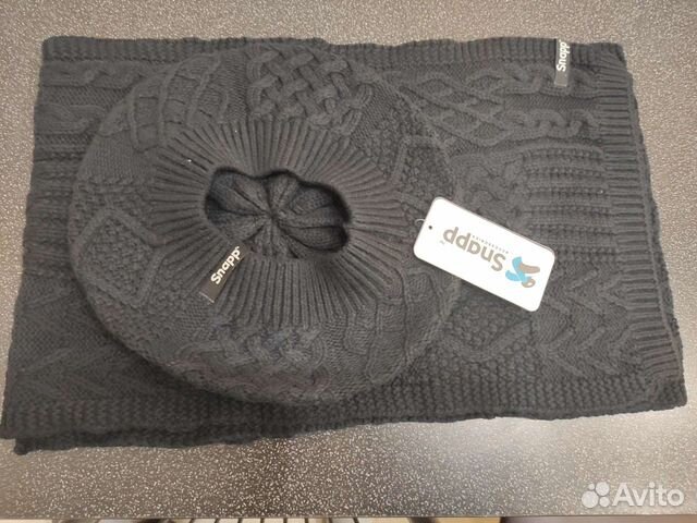 Комплект берет и шарф новые