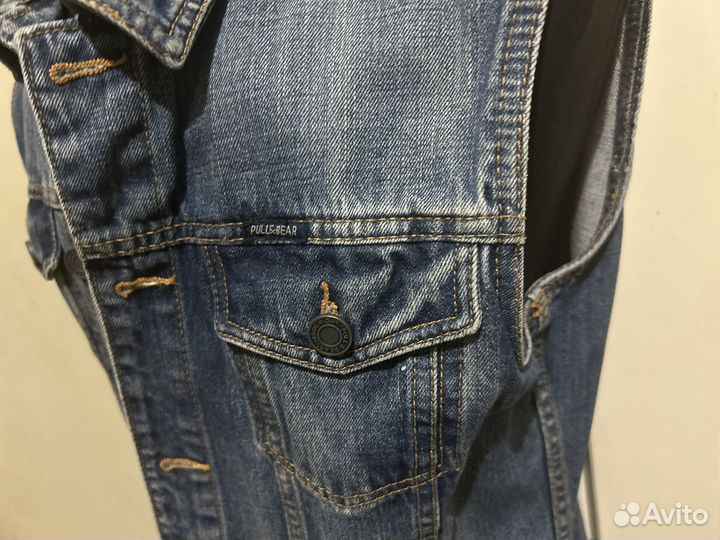 Джинсовая жилетка мужская М