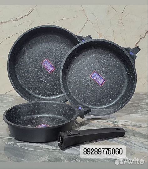 Набор сковородок 3 в 1 Гипфел