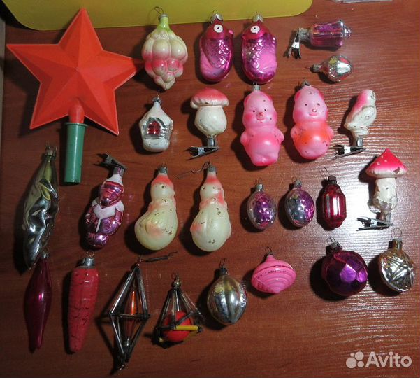 Елочные игрушки СССР