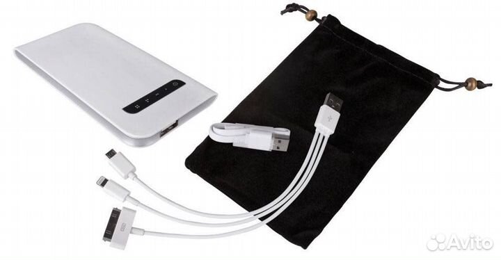 Power bank Uniscend белый 3000 мAч