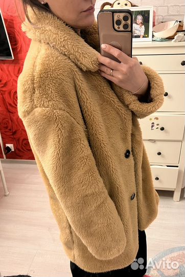 Шубка тедди женская 44