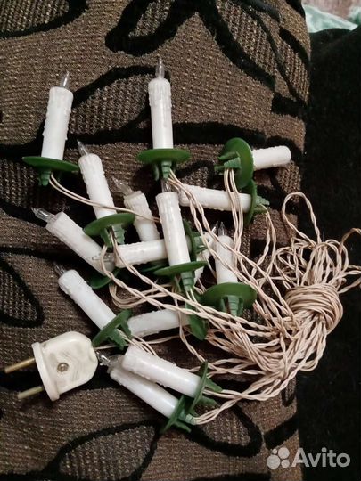 Елочная гирлянда СССР