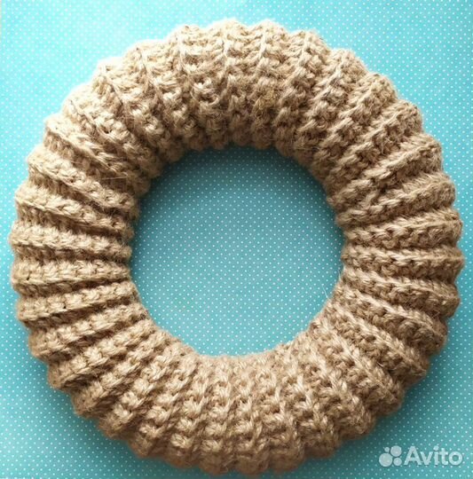 Венок декоративный 27см