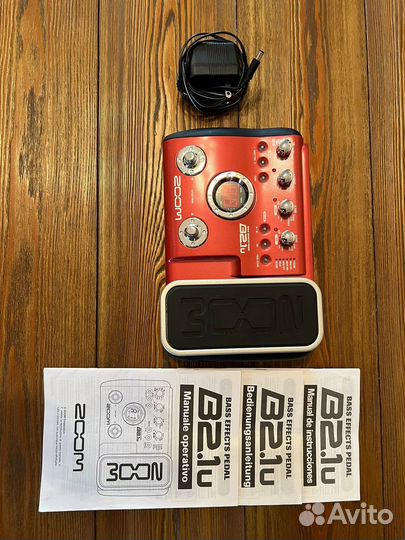 Гитарный процессор эффектов zoom B2.1u