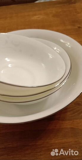 Набор салатников-4шт Новый с этикеткой,d23 и16,5см